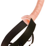 10 Inch Hollow Strap On Flesh
