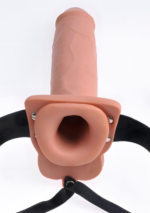 10 Inch Rechargeable Strap On with Remote