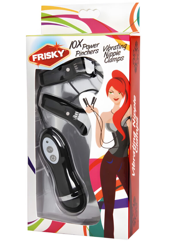 10x Power Pinchers Vibrating Nipple Clamps