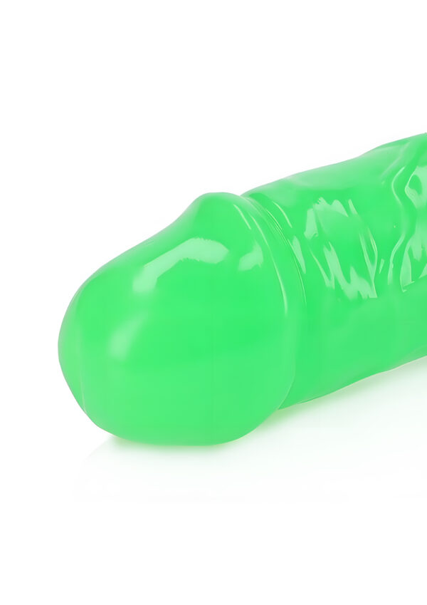 15 Inch Glow in the Dark Double Dong Green