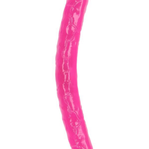15 Inch Glow in the Dark Neon Pink Double Dong