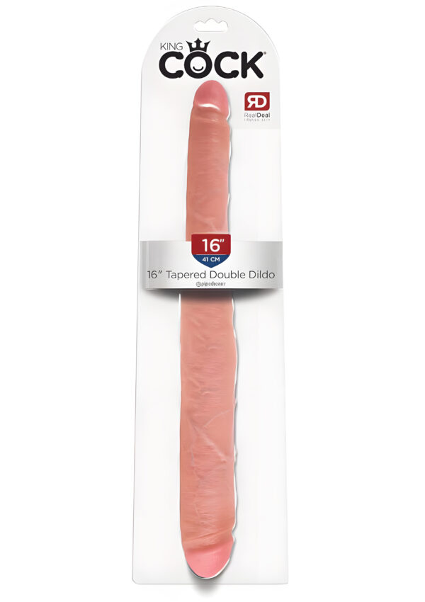 16 Inch Tapered Double Dildo