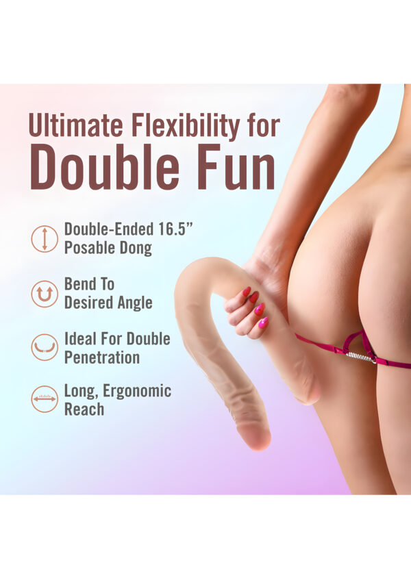 16.5 Inch Double Dong Extra Long Double Ended Dildo