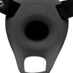 2 Inch Erection Vibrating Black Penis Sheath with Remote