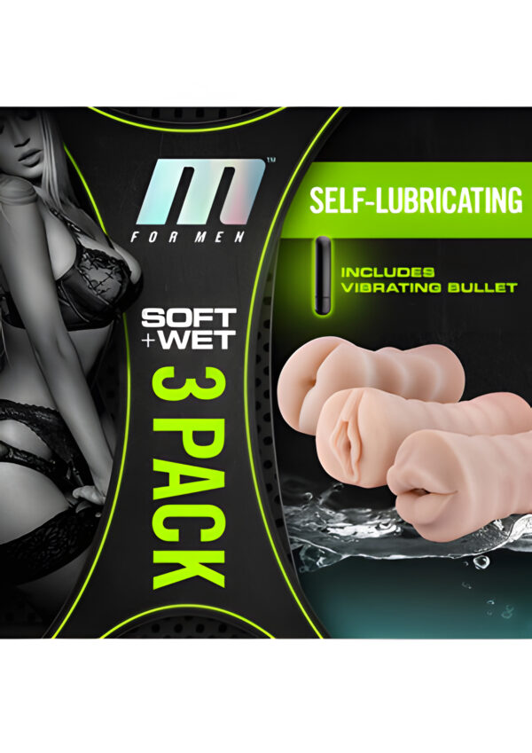 3 Pack Self Lubricating Strokers