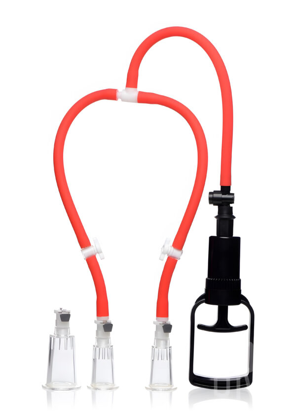 3 Way Suck-Her Clit and Nipples Pump