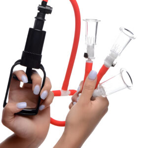 3 Way Suck-Her Clit and Nipples Pump