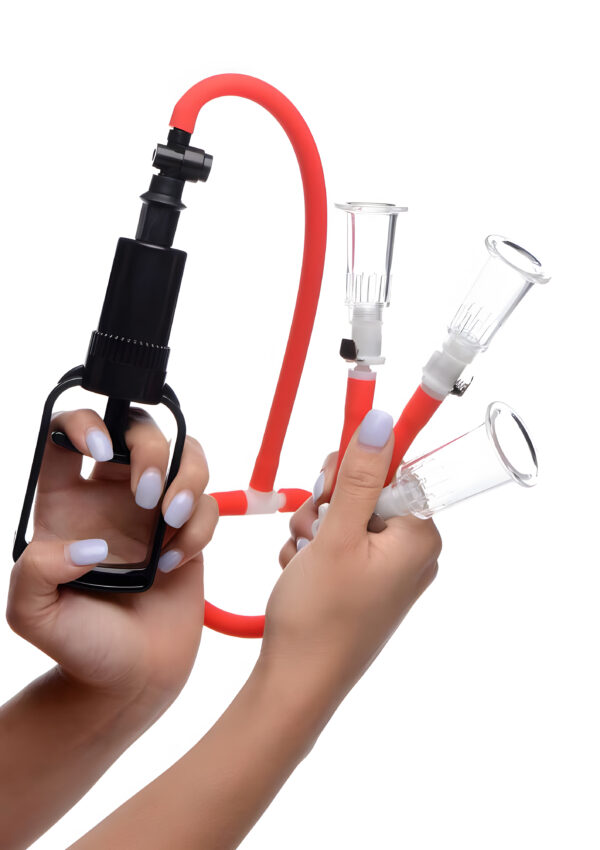 3 Way Suck-Her Clit and Nipples Pump