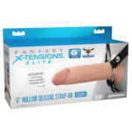 6 Inch Hollow Silicone Strap On Light