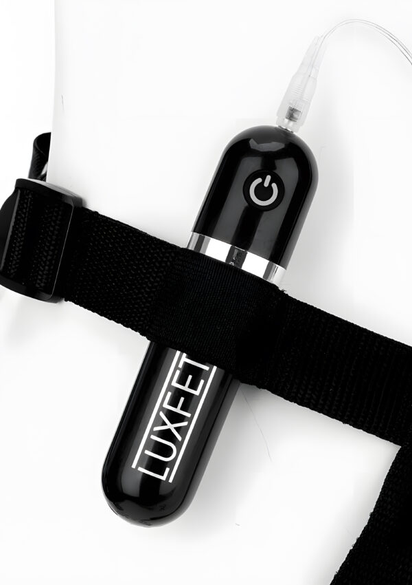 6.5 Inch Realistic Vibrating Dildo Strap-On Harness