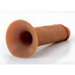 7 Inch Brown Silicone Strap On