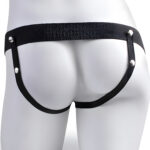 7 Inch Hollow Rechargeable Strap-On with Remote