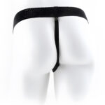 7 Inch Vibrating Hollow Strap-On with Balls