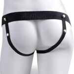 8 Inch Hollow Rechargeable Strap-On with Remote