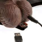 8 Inch Hollow Rechargeable Strap-On with Remote