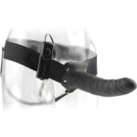 8 Inch Vibrating Hollow Strap-On