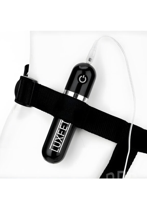 8.5 Inch Realistic Vibrating Dildo with Strap-On Harness