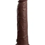 9" Vibrating Silicone Dual Density Cock with Remote