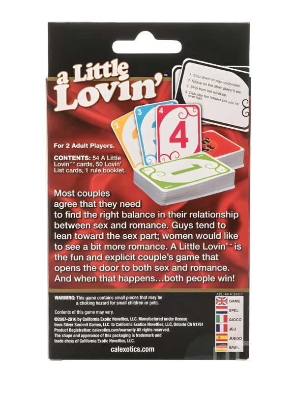 A Little Lovin Adult Game for Couples