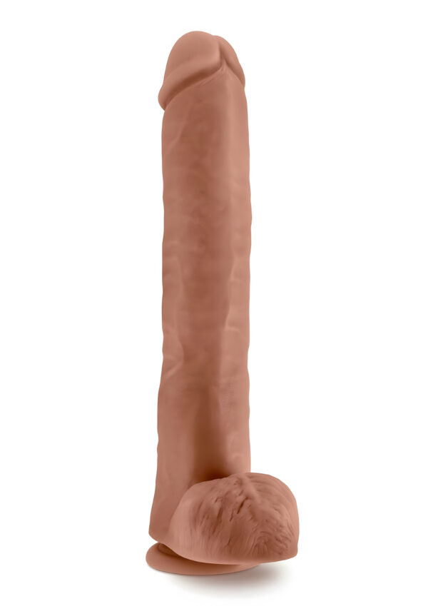 Au Naturel Daddy 14 Inch Mocha Dildo