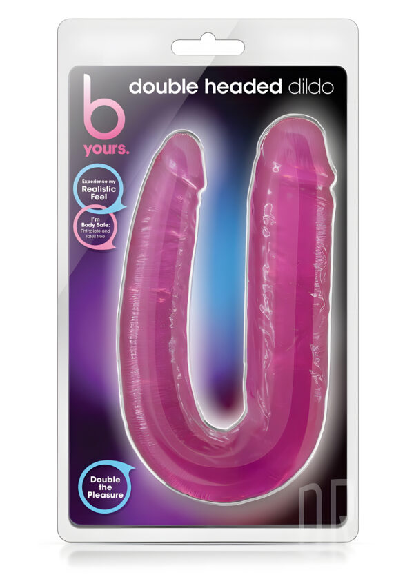 B Yours Double Sided Pink 18 Inch Double Dildo