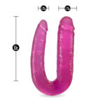 B Yours Double Sided Pink 18 Inch Double Dildo