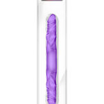B Yours Purple 14 Inch Double Dildo