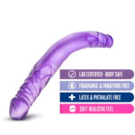 B Yours Purple 14 Inch Double Dildo