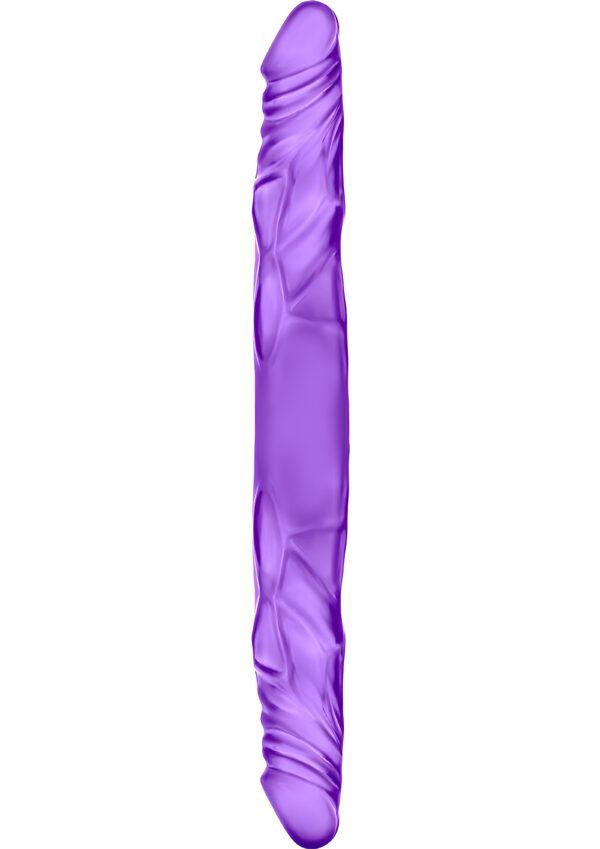 B Yours Purple 14 Inch Double Dildo