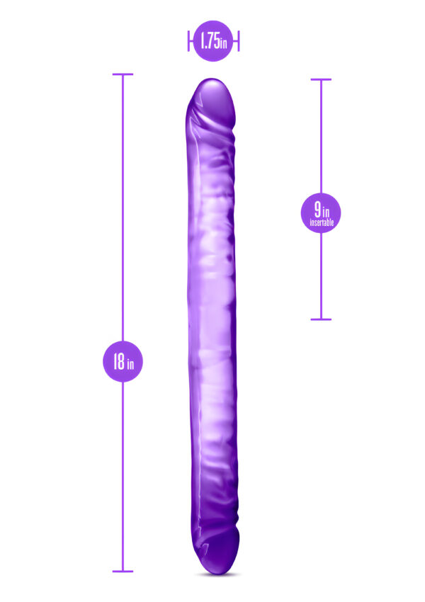 B Yours Purple 18 Inch Dildo