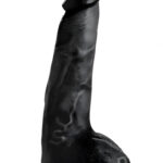 Black Beefy Brad 9 Inch Dildo with Balls