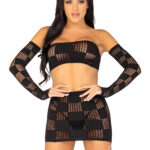 Black Ego Trip Bandeau Set