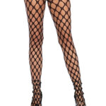 Black Ivy Pothole Net Tights