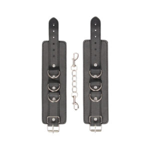 Bonded Leather Hand or Ankle Cuffs - With Adjustable Straps