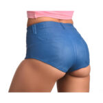 Booty Shorts 6 Inch Silicone Strap On Harness Large