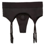 Boundless Thong with Garter Sm Med Black