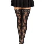 Bree Floral Lace Thigh Highs