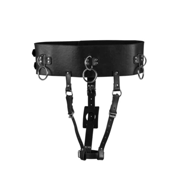 Buy the Belt with Vibrator Holder Black at Cloud Climax