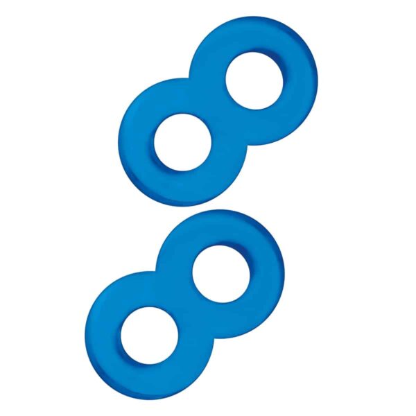 Buy the Blue Line 2 Pack Duo Cock And Ball Stamina Enhancement Cock Ring at Cloud Climax