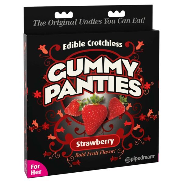 Buy the Edible Crotchless Gummy Panties - Strawberry at Cloud Climax