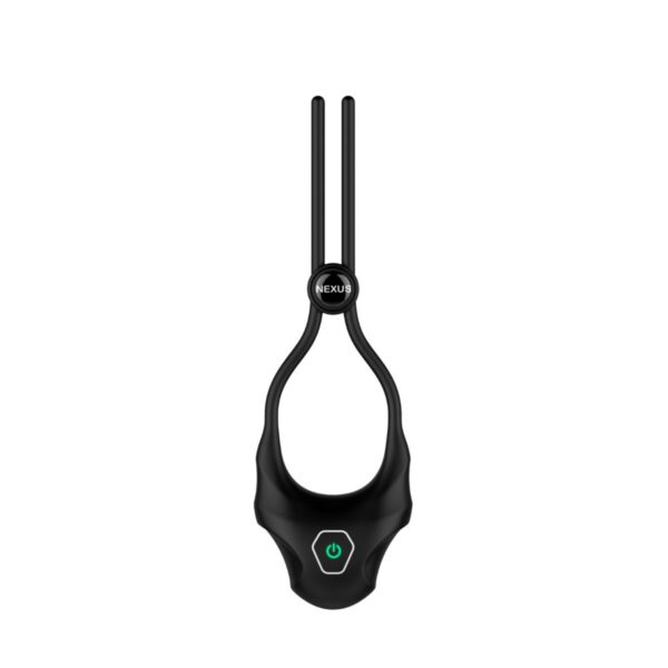 Buy the FORGE Vibrating Adjustable Lasso Silicone Cock Ring - Black at Cloud Climax