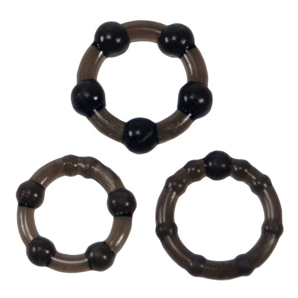 Buy the Me You Us Easy Squeeze Cock Ring Set Black at Cloud Climax