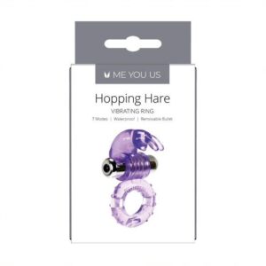 Buy the Me You Us Hopping Hare Cock Ring Purple at Cloud Climax
