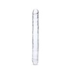 Buy the Me You Us Ultra Cock Clear Jelly Double Ended Dildo 15'' at Cloud Climax