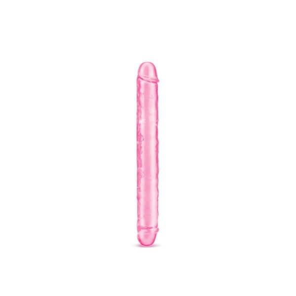 Buy the Me You Us Ultra Cock Pink Jelly Double Ended Dildo 12" at Cloud Climax