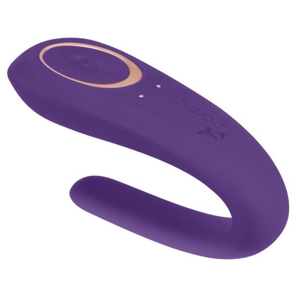 Buy the Satisfyer Double Classic Couples Vibrator Purple at Cloud Climax