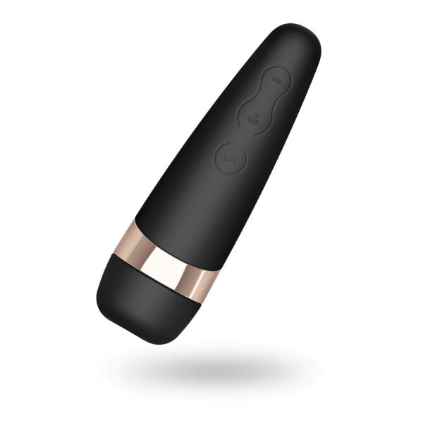 Buy the Satisfyer Pro 3 Plus Vibrator Black/Gold at Cloud Climax