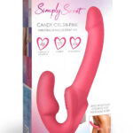Candy Crush Pink Vibrating Strapless Strap On