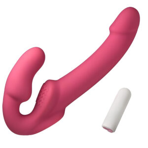 Candy Crush Pink Vibrating Strapless Strap On