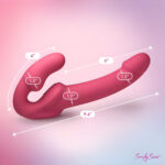 Candy Crush Pink Vibrating Strapless Strap On